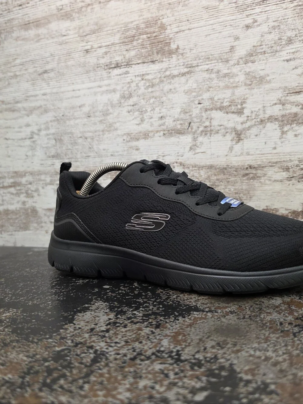 Womens Skechers Summits Quiet Dream Shoes Sz 9.5 Black Work Uniform School 15029
